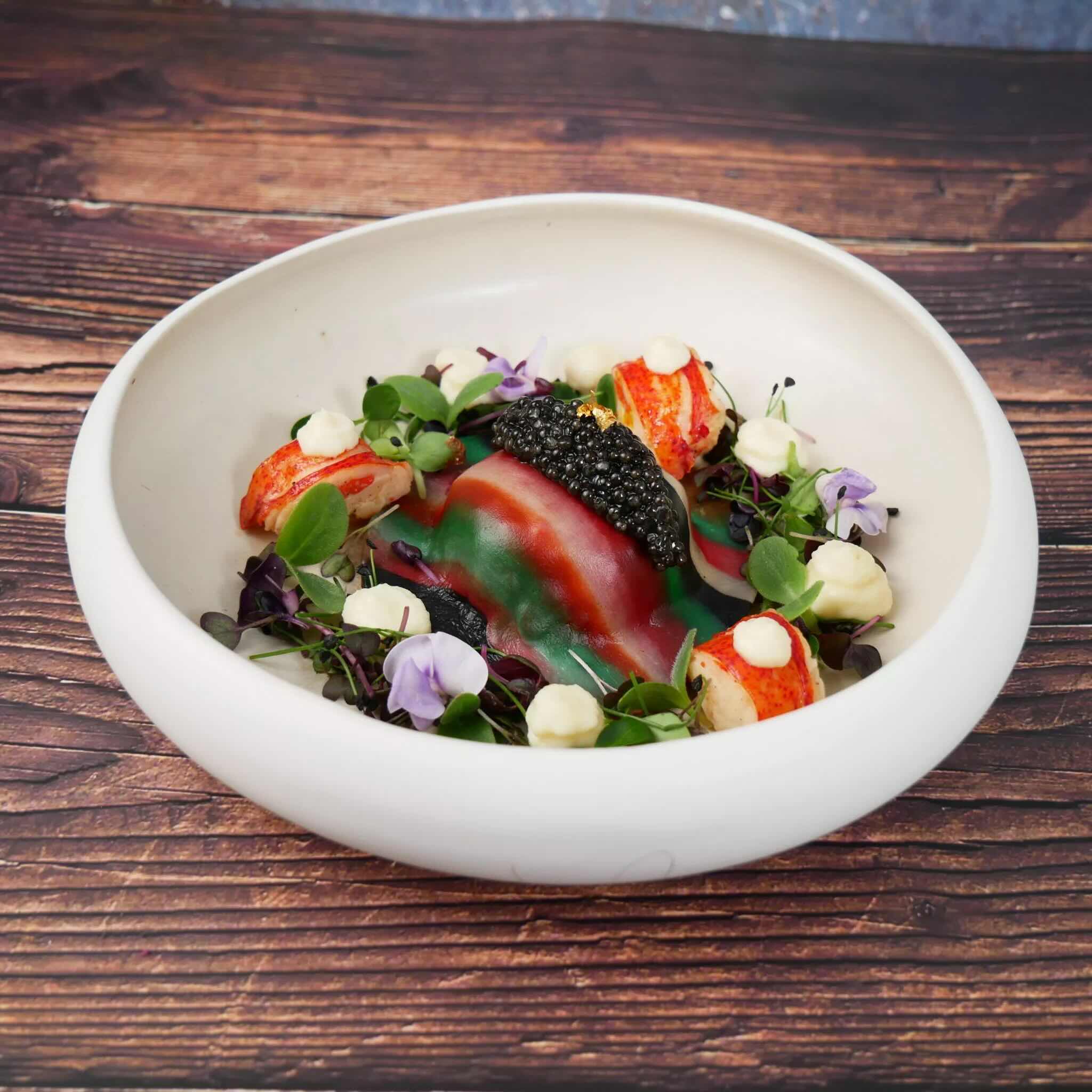 Raviole de Homard Bleu